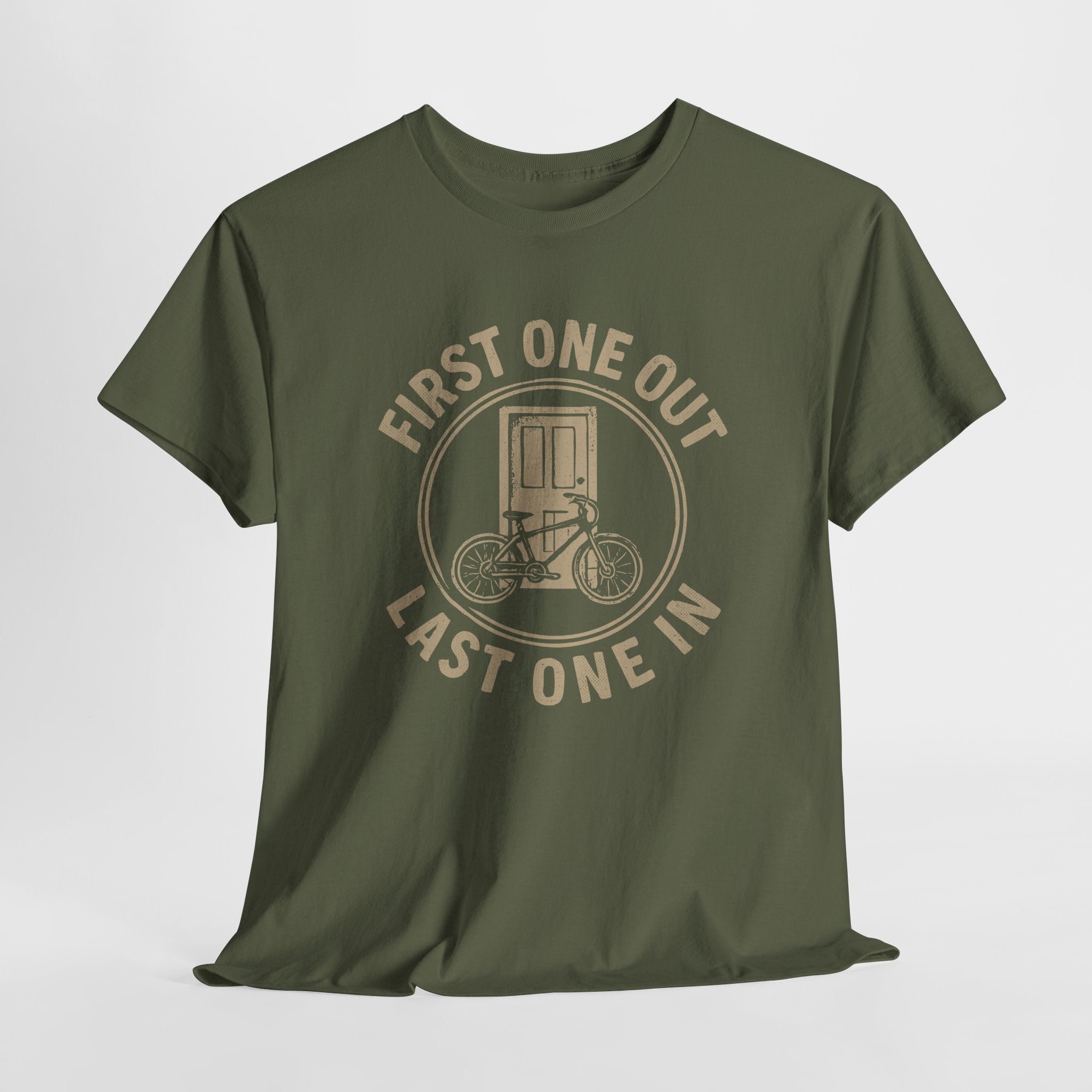 First One Out Last One In - Unisex Cotton Tee