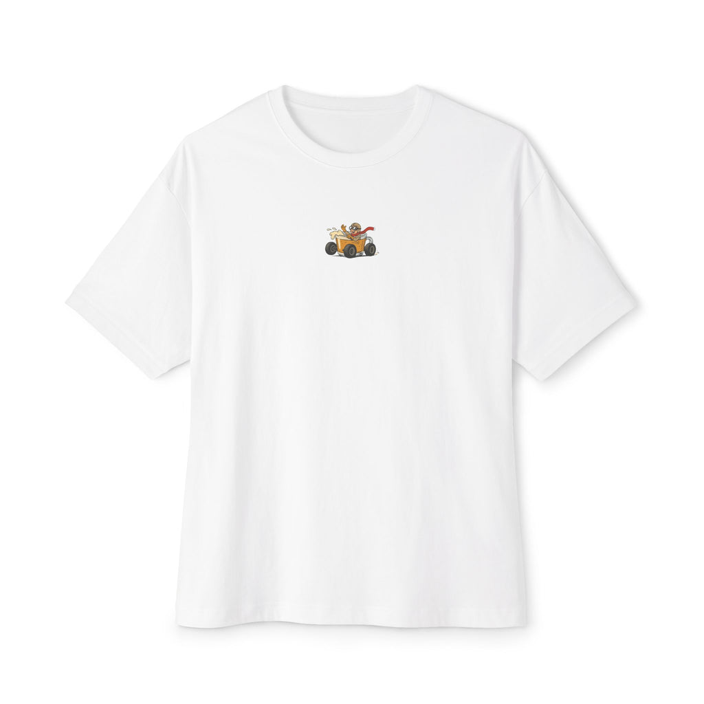 Retro Pub Crawl Boxy Tee - Oversized Unisex Tee
