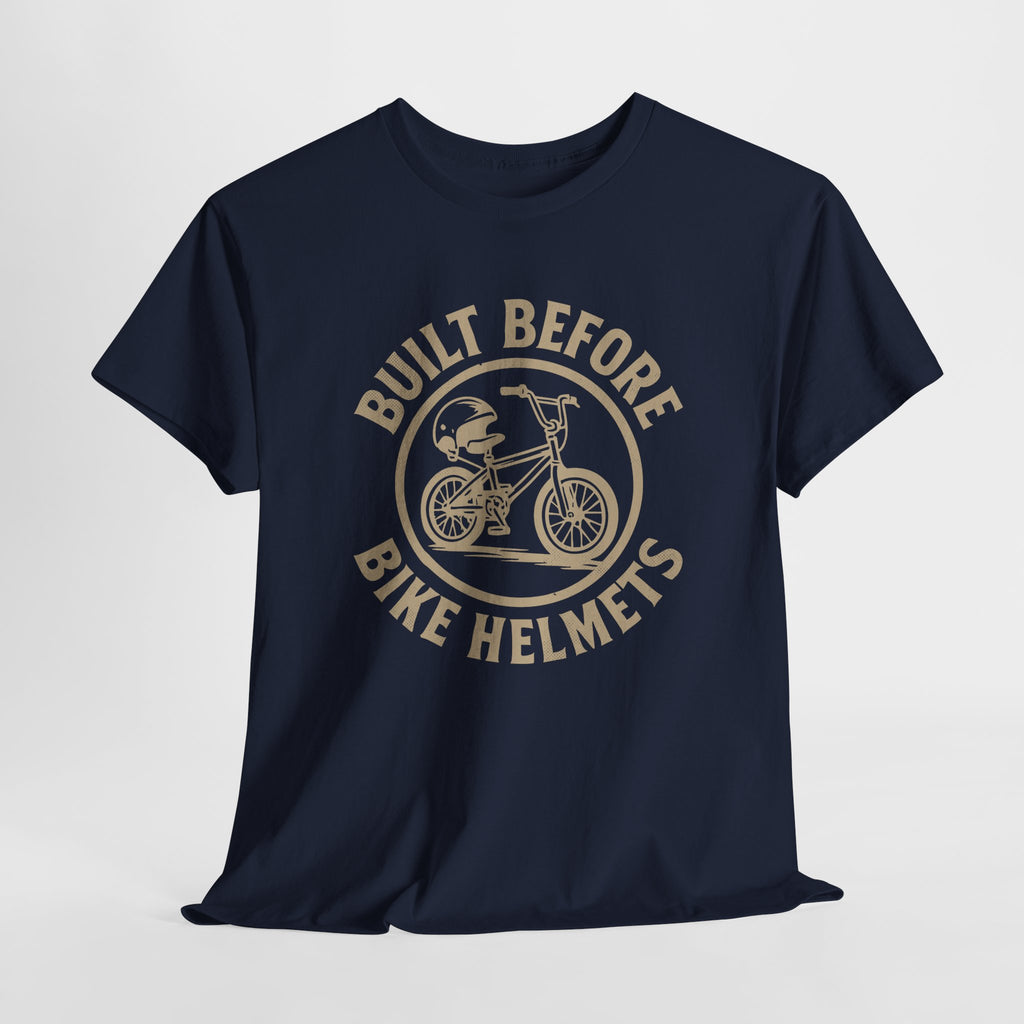 Built Before Bike Helmets - Unisex Cotton Tee