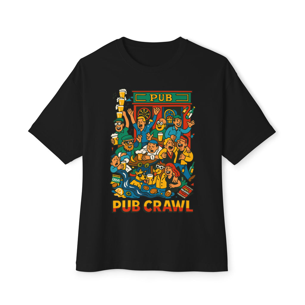 Pub Crawl Unisex Oversized Boxy Tee