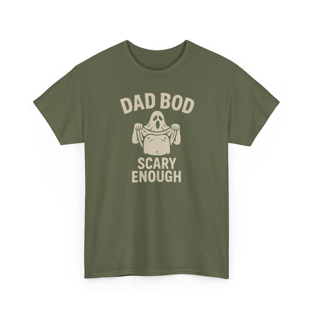 Dad Bod Scary Enough - Male Cotton Tee
