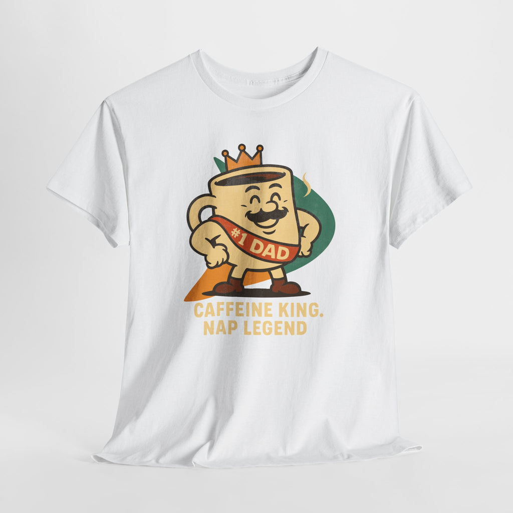 Caffeine King, Nap Legend - Unisex Cotton Tee