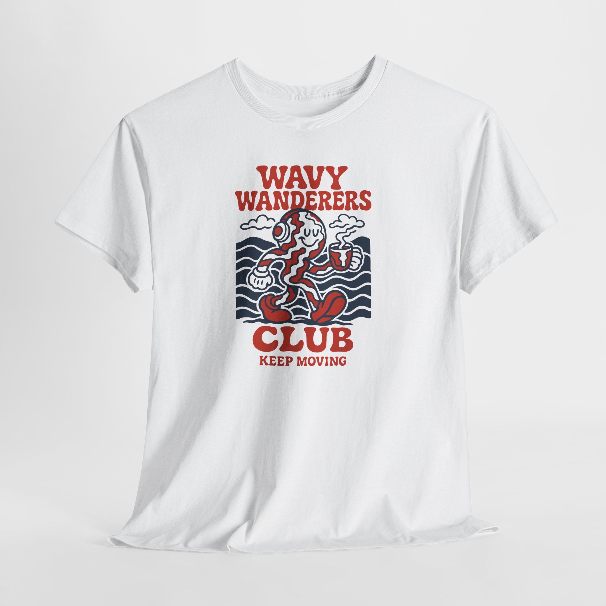 Wavy Wanderers Club T-Shirt — Keep Moving Graphic Tee