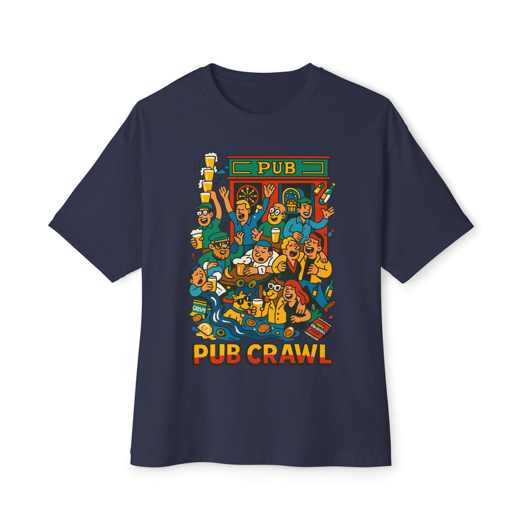 Pub Crawl Unisex Oversized Boxy Tee