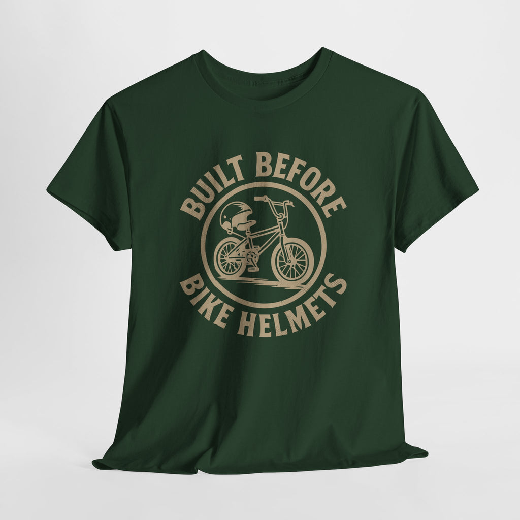 Built Before Bike Helmets - Unisex Cotton Tee