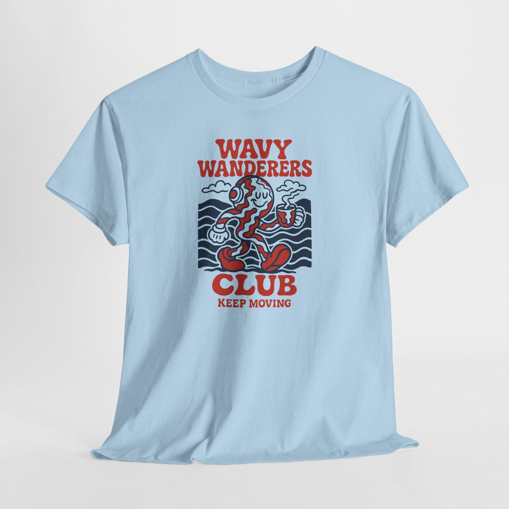Wavy Wanderers Club T-Shirt — Keep Moving Graphic Tee