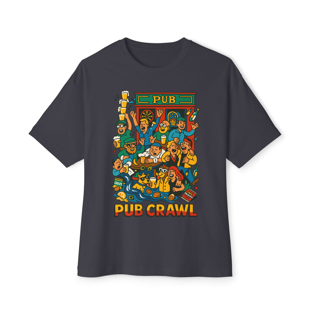 Pub Crawl Unisex Oversized Boxy Tee