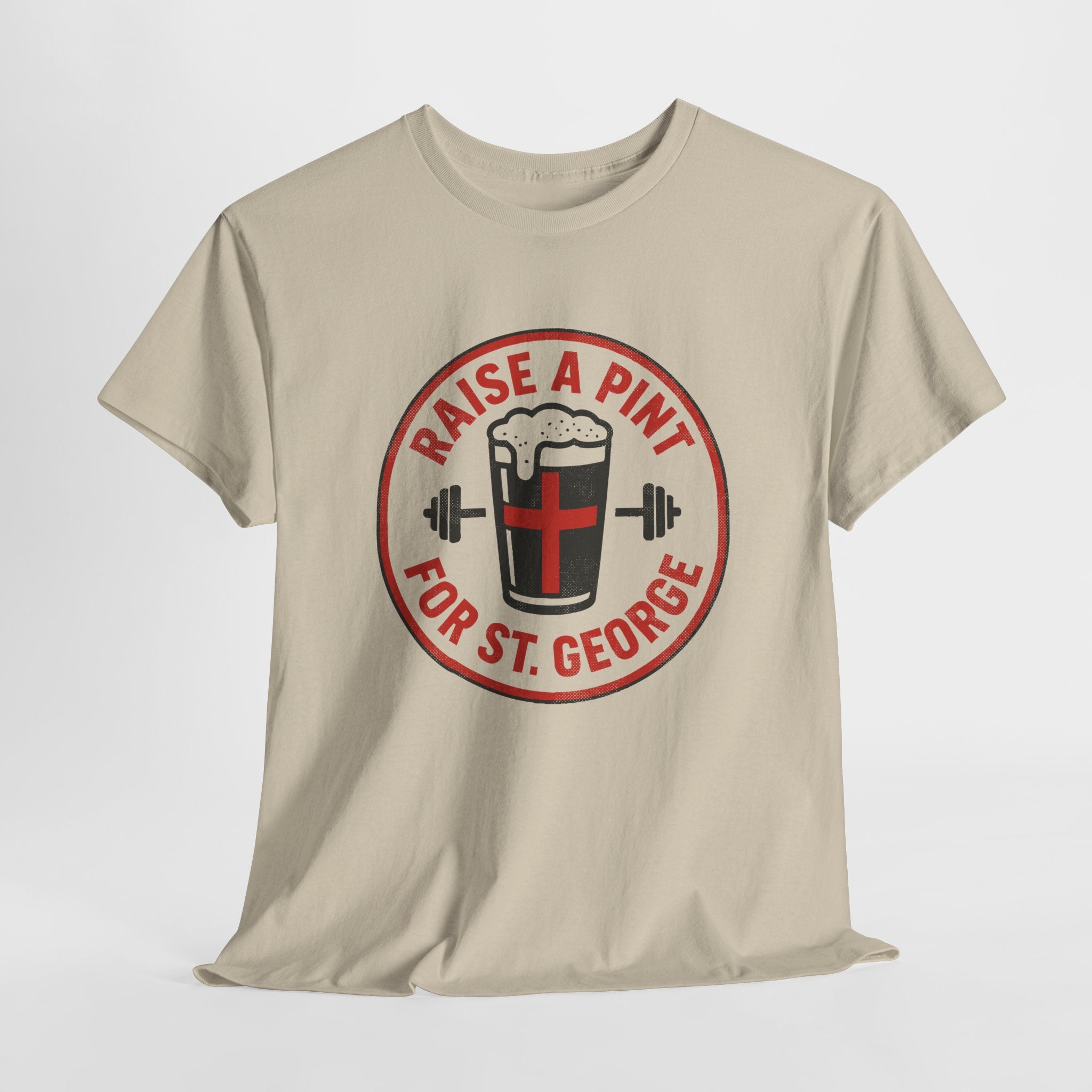 Raise A Pint For St George - Unisex Cotton Tee
