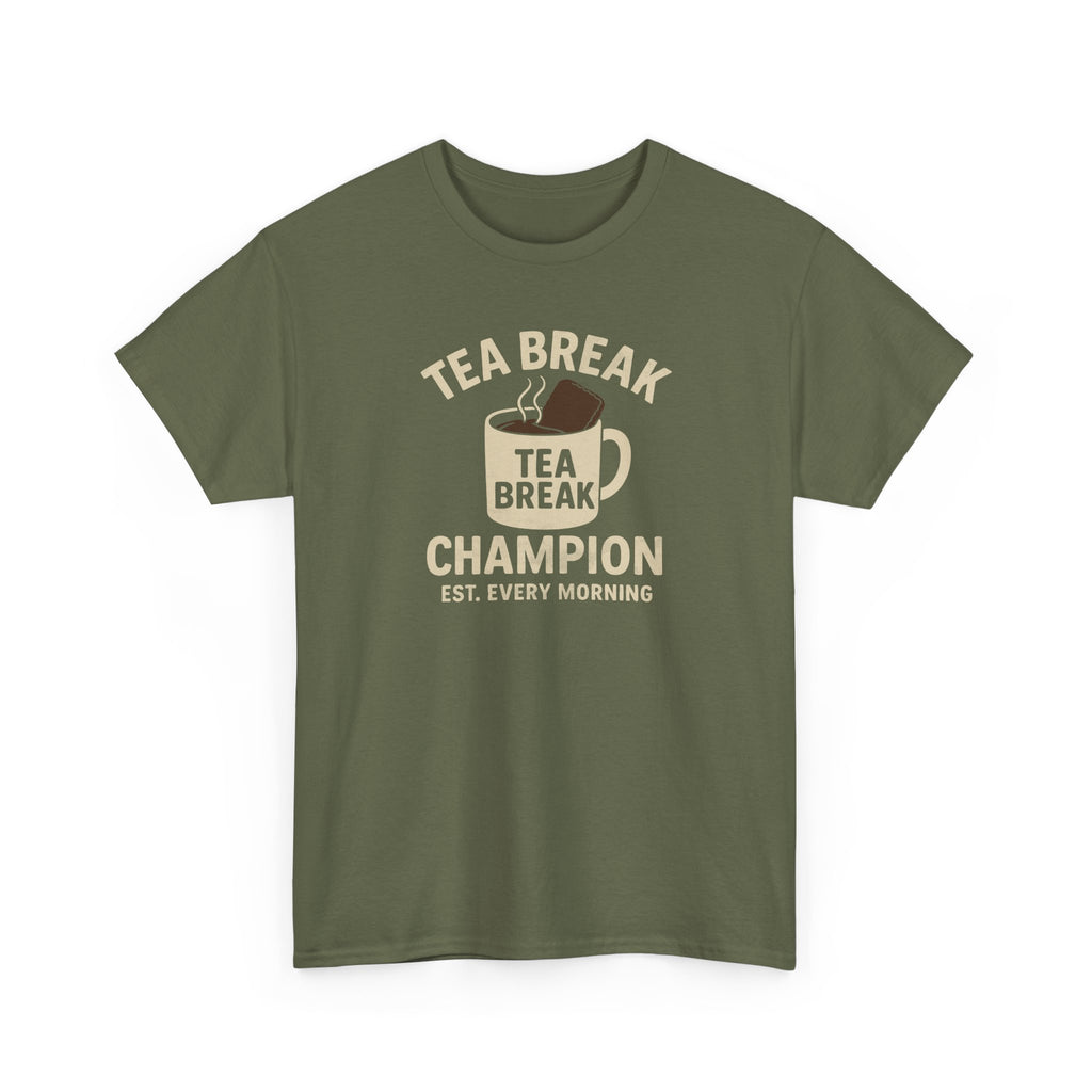 Tea Break Champion - Unisex Heavy Cotton Tee