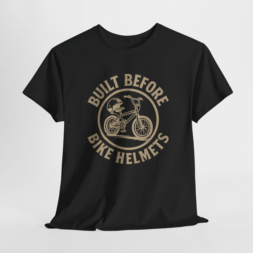 Built Before Bike Helmets - Unisex Cotton Tee