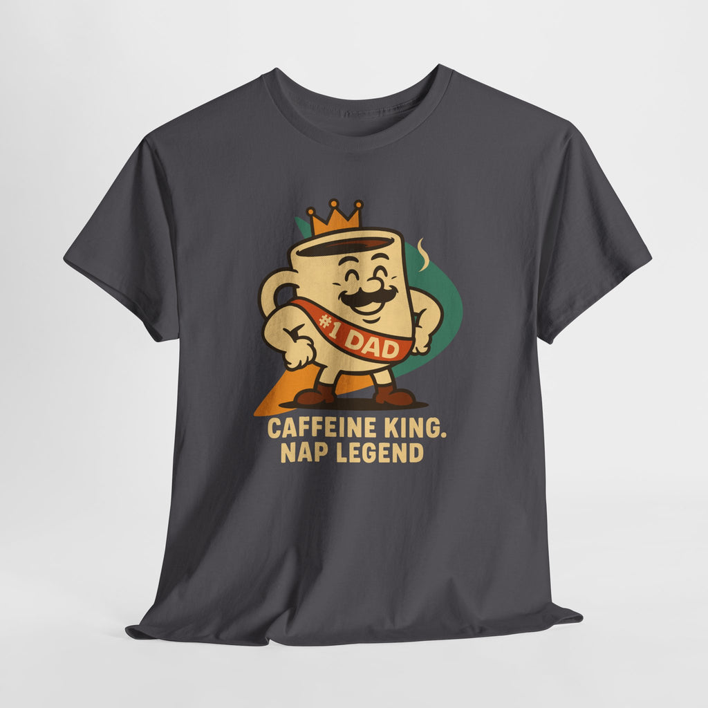 Caffeine King, Nap Legend - Unisex Cotton Tee