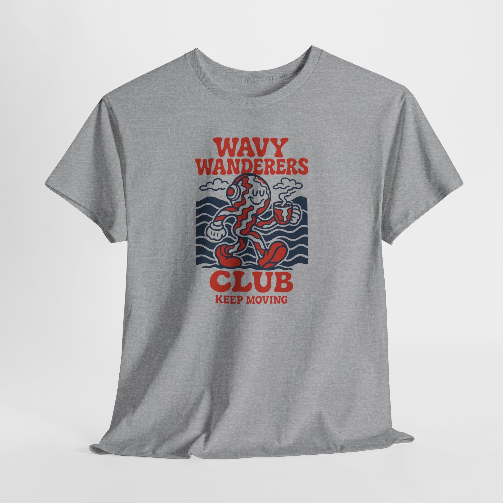 Wavy Wanderers Club T-Shirt — Keep Moving Graphic Tee