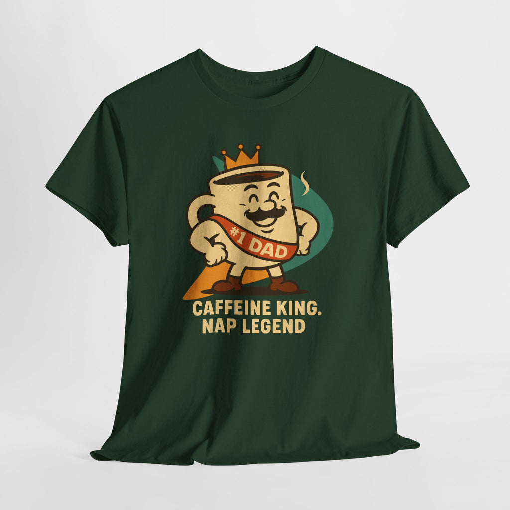 Caffeine King, Nap Legend - Unisex Cotton Tee